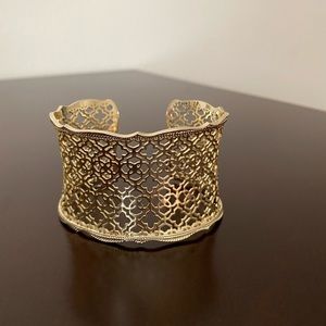 Kendra Scott- good tone filagree cuff